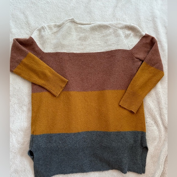 Madewell Kent Colorblock Long Cardigan with Wool and Alpaca - Picture 7 of 8